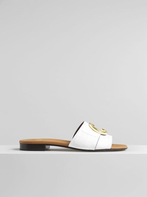 Chloé Sandalias Mujer C Blancas Calfskin WEUM52803